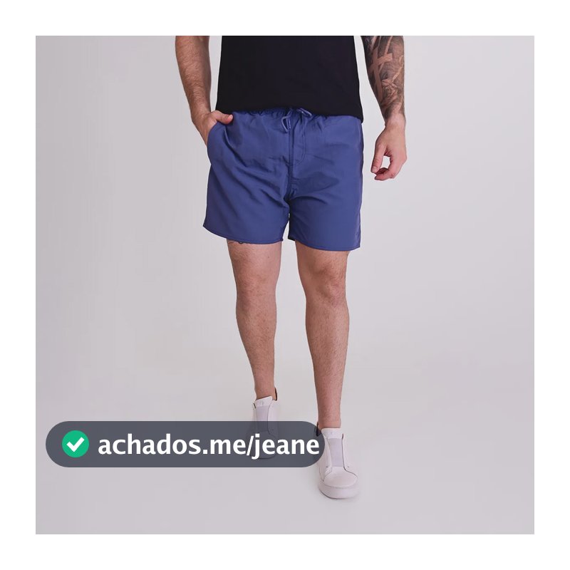 Shorts Beach Aramis Básico Azul Marinho Azul P