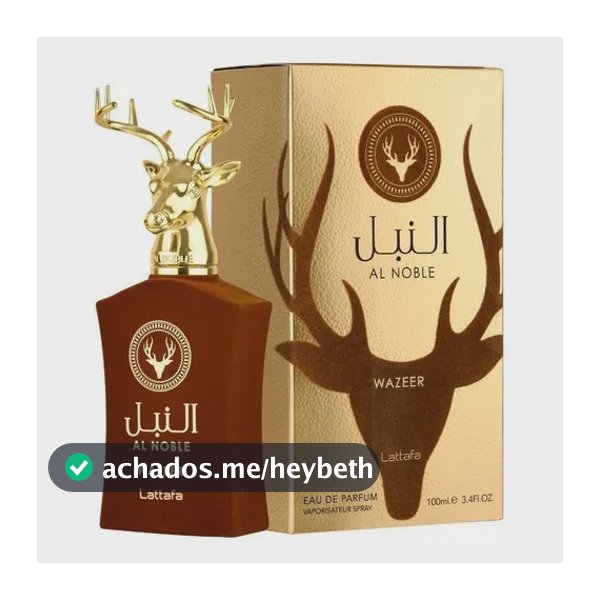 Perfume Al Noble Wazeer De Lattafa Niche Dubai, Masculino 100ml