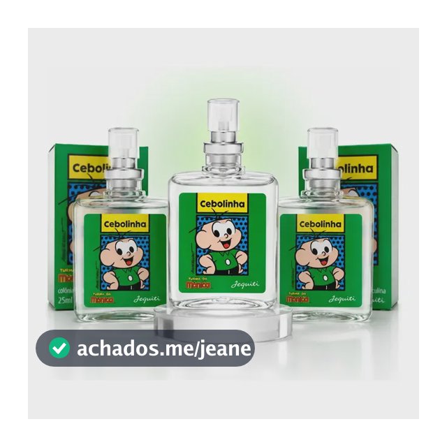 Kit 3 Perfumes Cebolinha Jequiti 25ml Infantil Turma Da Mônica Colônia Masculina Kit Presente Original