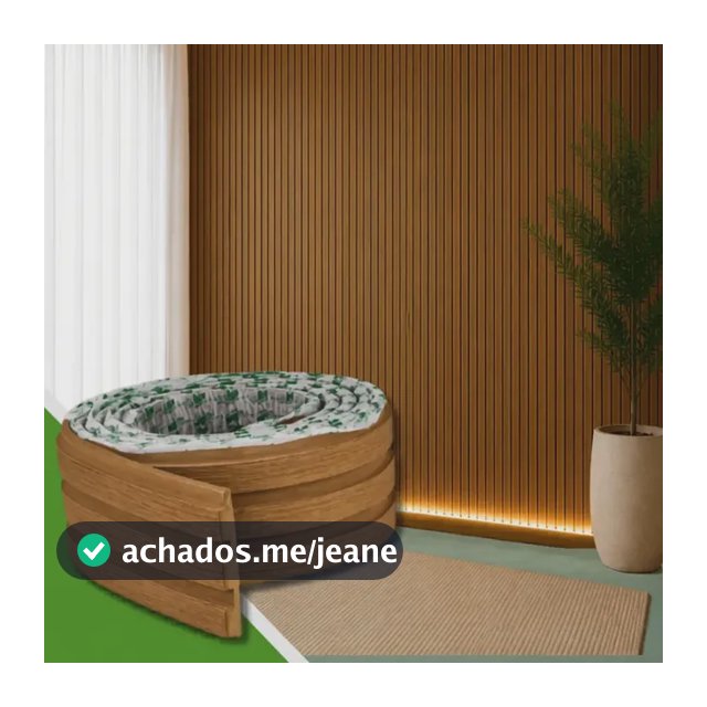 Painel Madeira Ripado Laminado Linha Madeto – 10m | Cor Cinamomo – Meu Rodapé