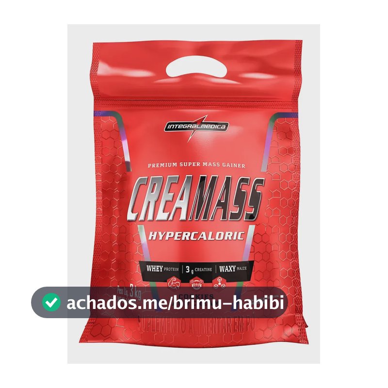 Creamass Hipercalórico Pouch Cookies 3kg Integralmédica Cookies And Cream