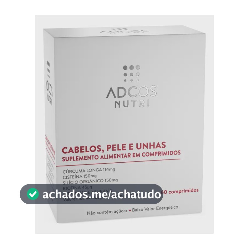 Adcos Adcos Nutri Cabelos, Pele E Unhas 60 Comprimidos