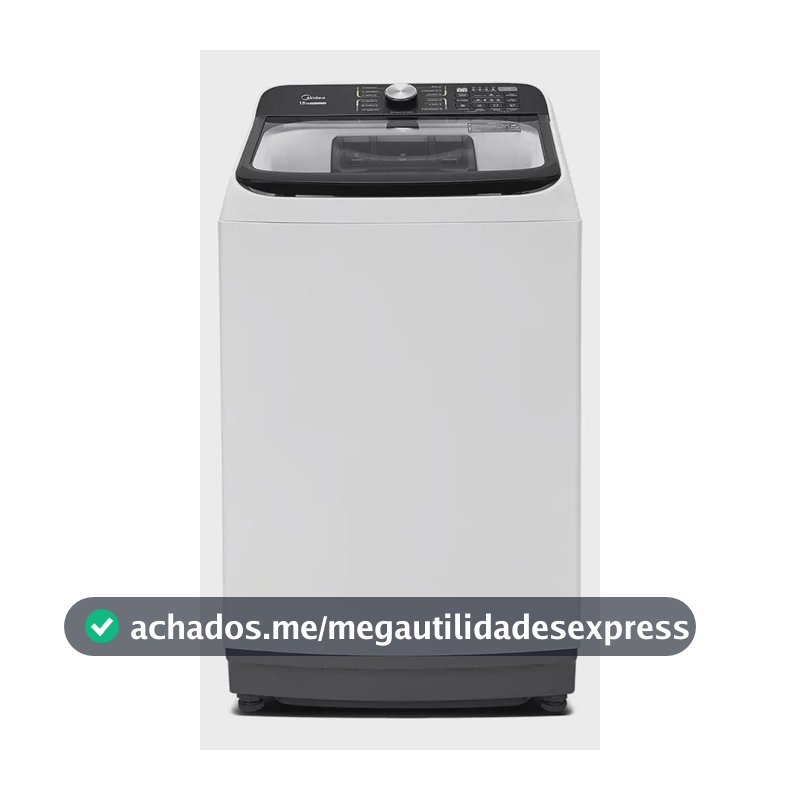 Máquina de Lavar Midea MA512W150A 15kg Wave Agitator Branca