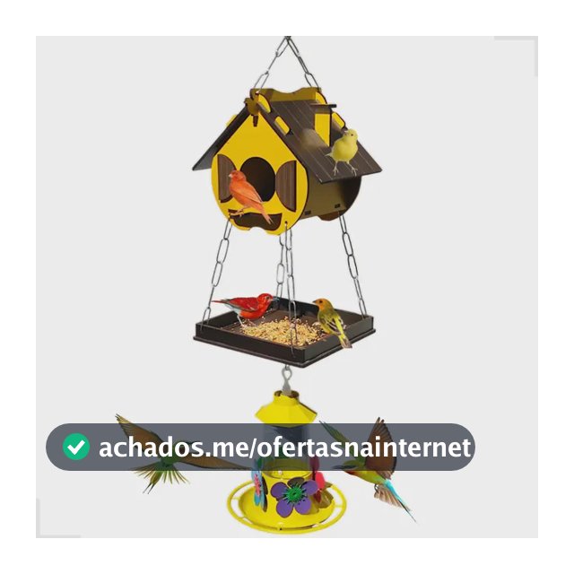 Alimentador Comedouro Tratador Casinha De Passarinho