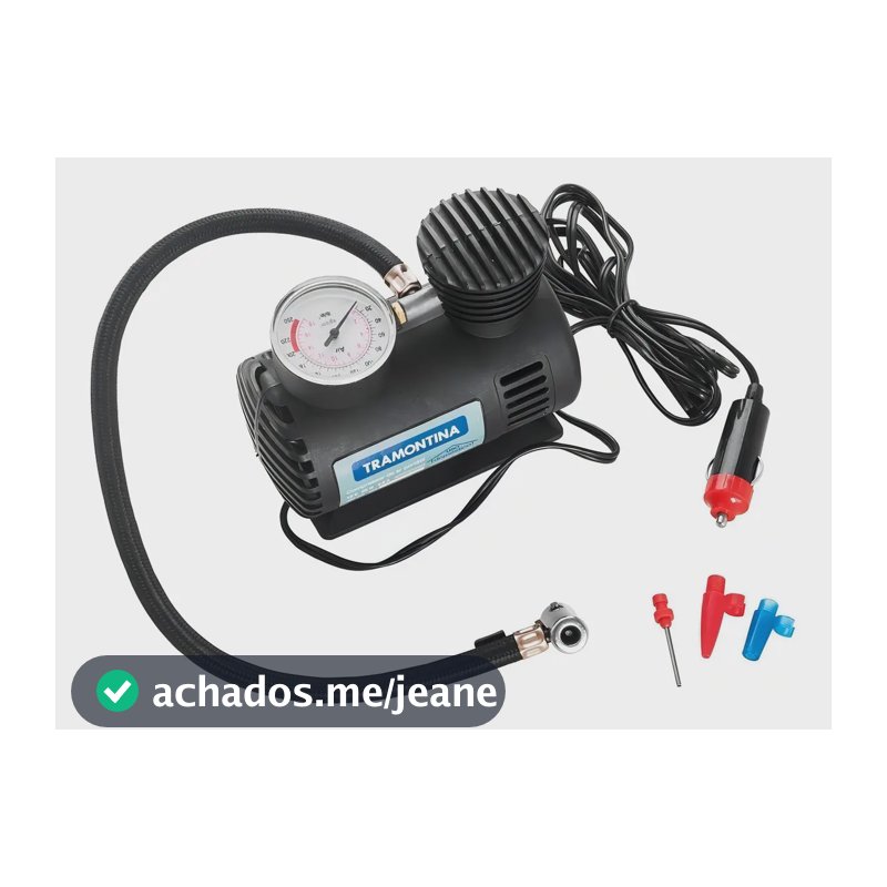 Mini Compressor De Ar Portatil Tramontina Frequência 0 MHz