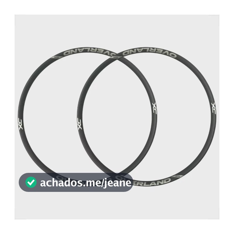 2x Aros Mtb Vzan Overland 29c 28 Furos Compatível Tubeless Cor Preto