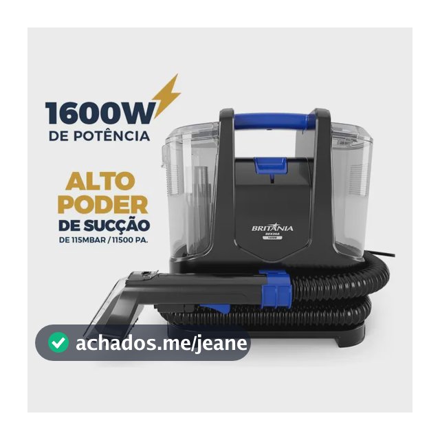 Extratora Britânia Bex20a Preto E Azul