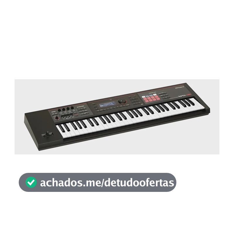 Teclado Sintetizador Profissional 61 Teclas Roland Xps-30 127/220v Preto