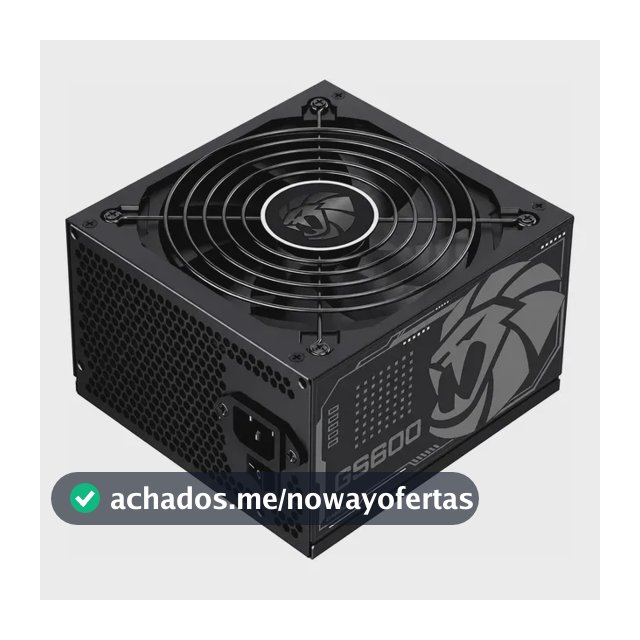 Fonte De Alimentacao 600w Gs600 80 Plus White Gamemax Cor Pr Preto