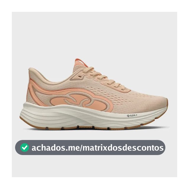 Tênis Feminino Veloz 3 Olympikus Pessego Claro Liso 38 Br