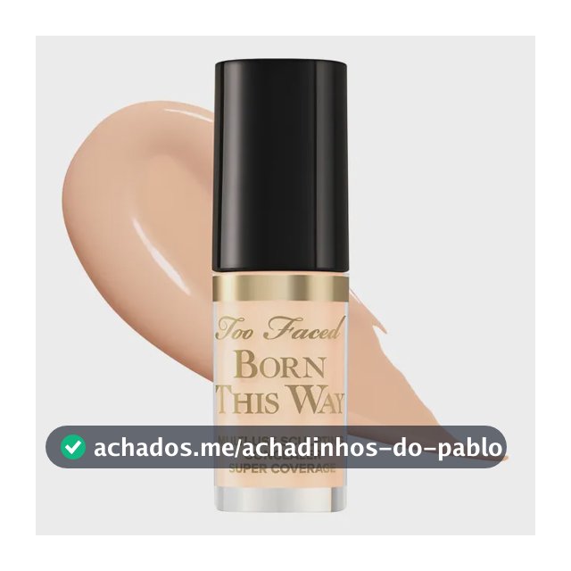 Corretivo Too Faced Born This Way Supercoverage Mini Tom Snow