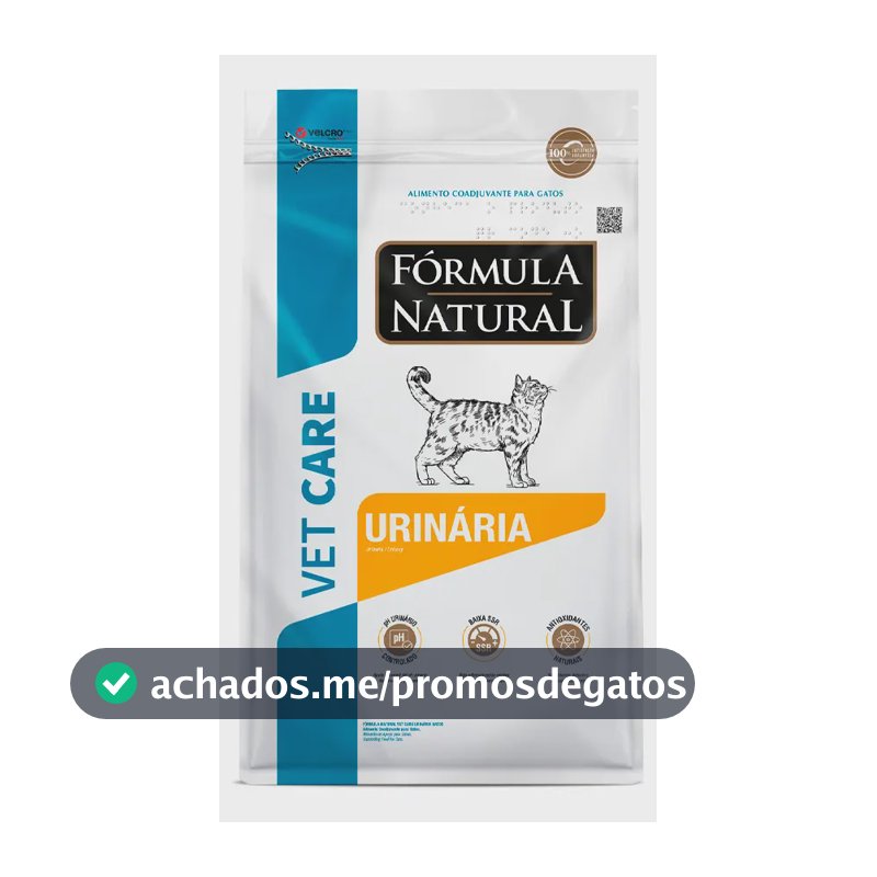 Ração Fórmula Natural Vet Care Gatos Urinário 1,5kg