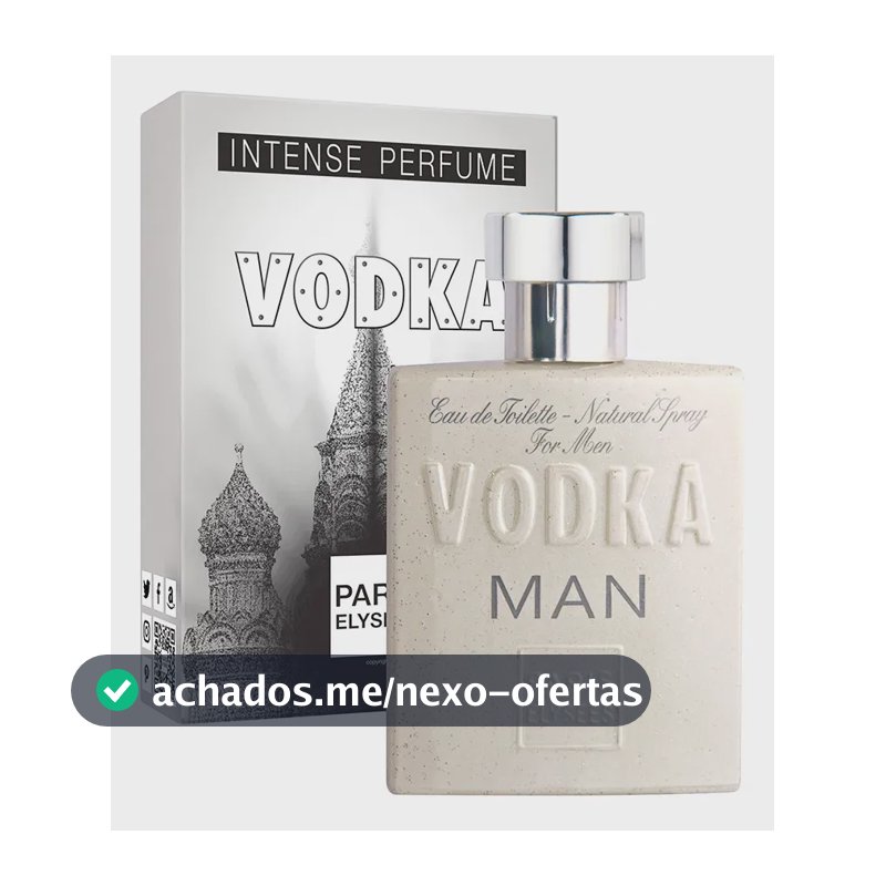 Perfume Vodka Man Paris Elysees Masculino Intense 100ml
