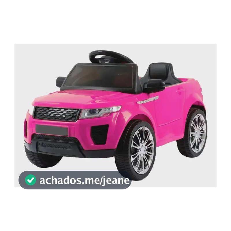 Carro Elétrico Infantil Land Rover - Zippy Toys - Rosa