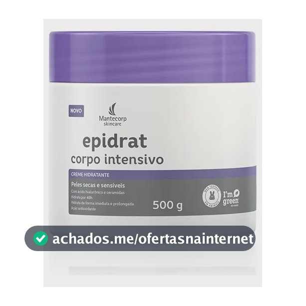 Creme Hidratante Epidrat Corpo Intensivo 500g