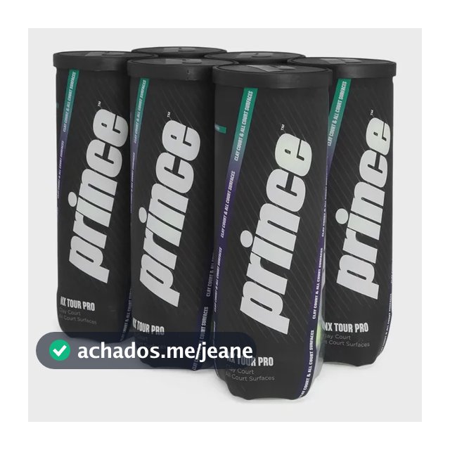 Bola De Tênis Prince Nx Tour Pro Pack Com 06 Tubos