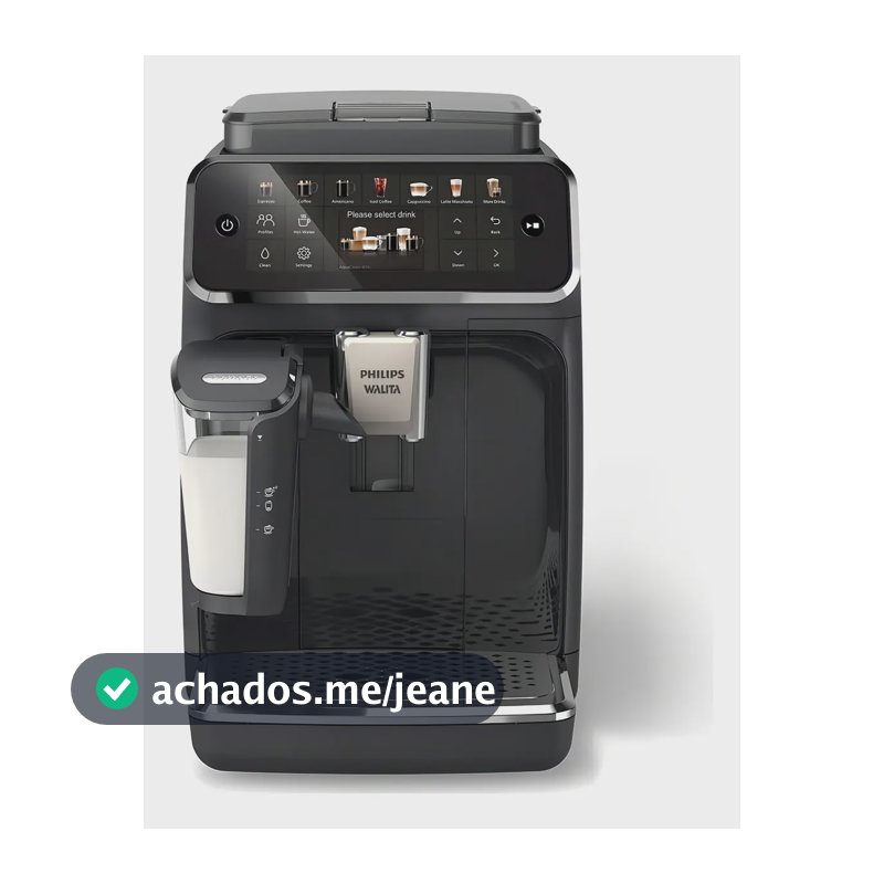 Cafeteira Espresso Superautomática LatteGo Philips Walita Série 4400 - EP4441