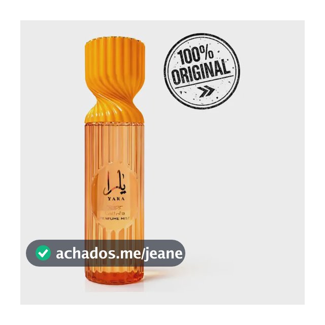 Body Splash Yara Tous Perfume Mist Lattafa 250ml Body Splash Árabe Importado