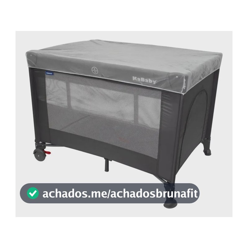 Berço Portátil Infantil Cercado Desmontável Com Bolsa Para Transporte Mosquiteiro Explorer Até 15kg