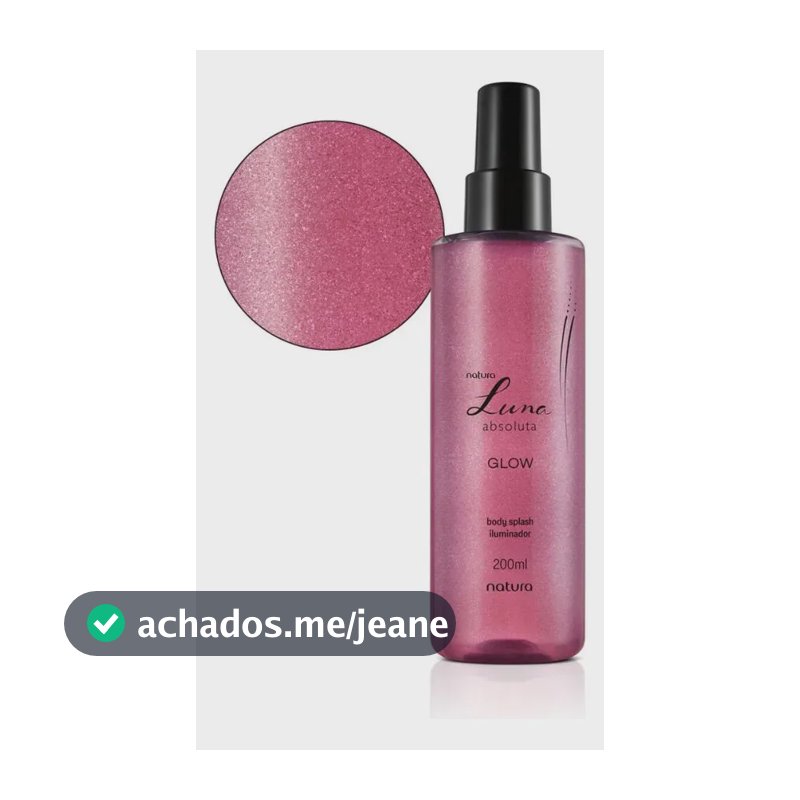 Body Splash Glow Luna Absoluta Natura