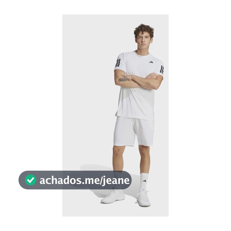 Shorts adidas Masculino Je0408 Branco Liso G