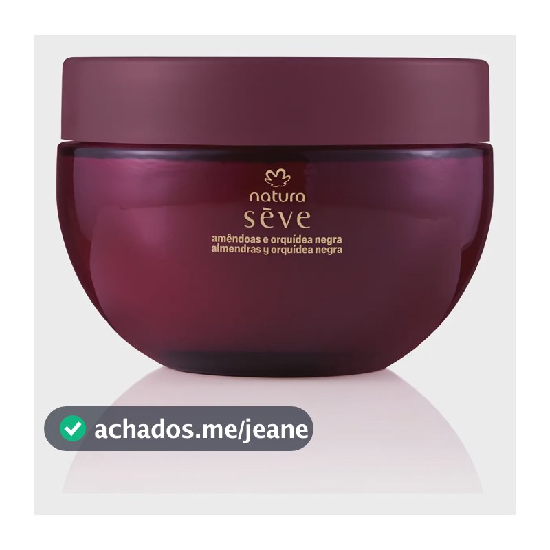 Creme Corporal Sève Amêndoas E Orquídea Negra - 200 G - Sève