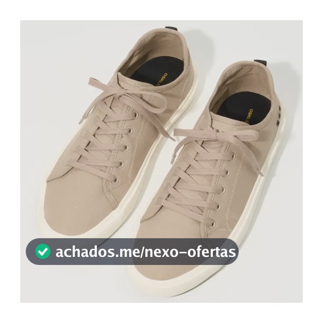 Tênis Masculino Drift Osklen Cáqui Liso 42 Br