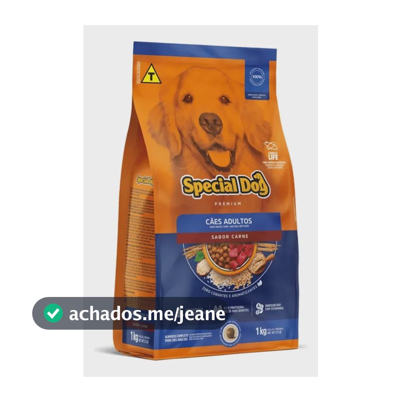 Alimento Special Dog Premium Para Cães Adulto 1kg