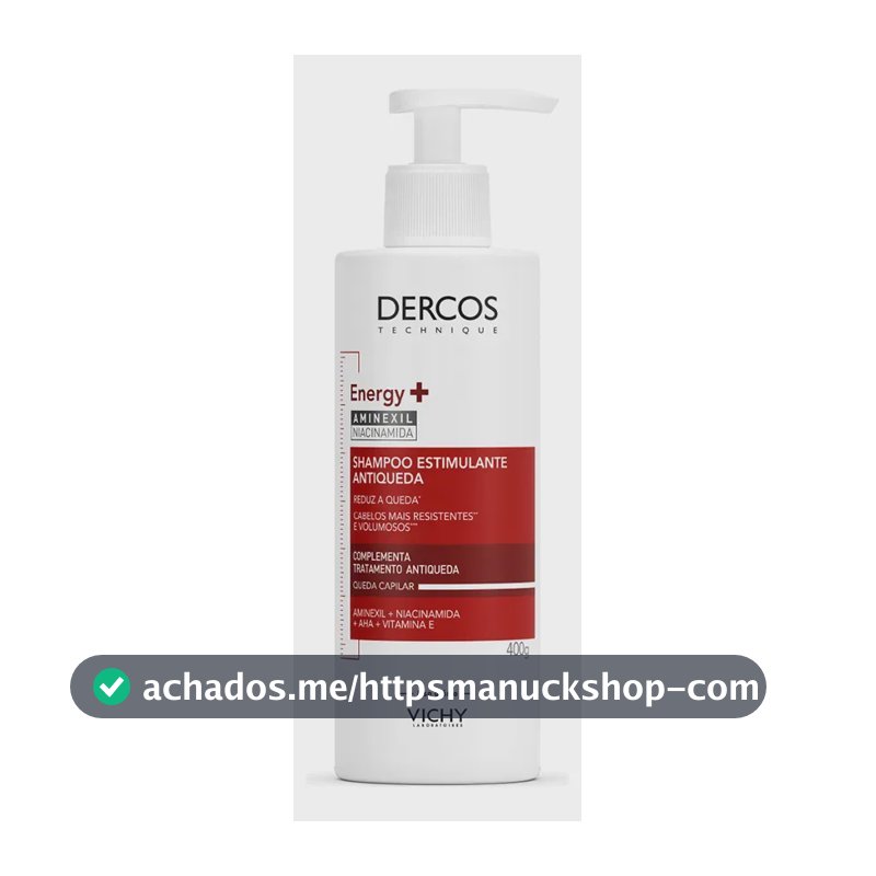 Shampoo Antiqueda Estimulante com Aminexil, Dercos Energy+ Vichy, 400g