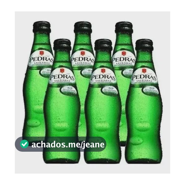 Água Mineral Com Gás Pedras Salgadas 250ml - Kit Com 6 Unidades
