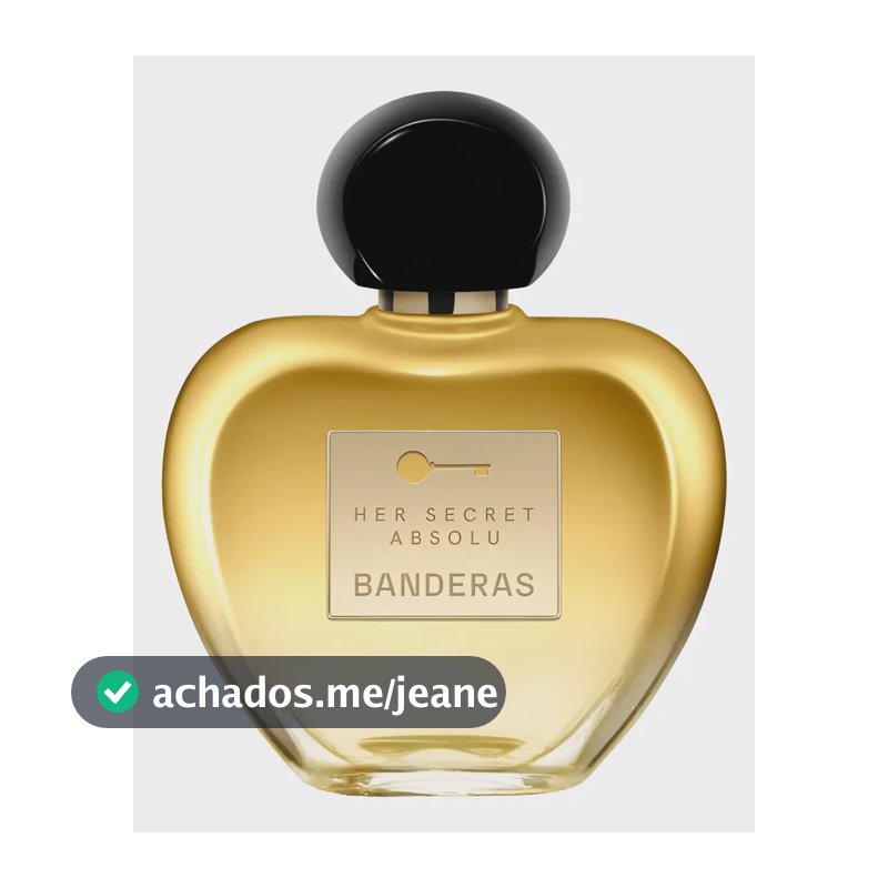 Her Secret Absolu Banderas Eau De Pearfum Feminino 80ml