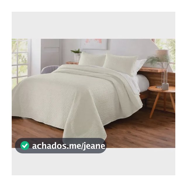Decorella Colcha Cobre Leito Matelado Liso Queen
