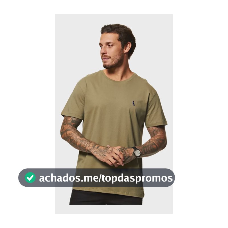 Camiseta Careca Reserva Masculino Militar N/a P Lisa
