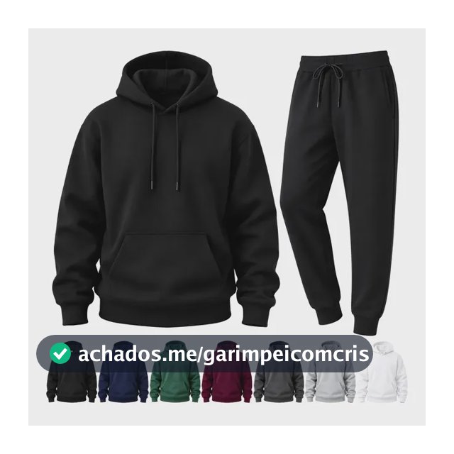 Conjunto Moletom Masculino,incluir Casaco Com Capuz E Calças