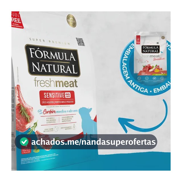 Fresh Meat Sensitive 2,5 Kg - Porte Pequeno E Mini Adulto