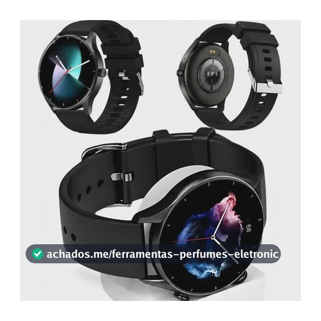 Smartwatch Redondo Mini Tela Amoled 40mm Nfc Gps Original