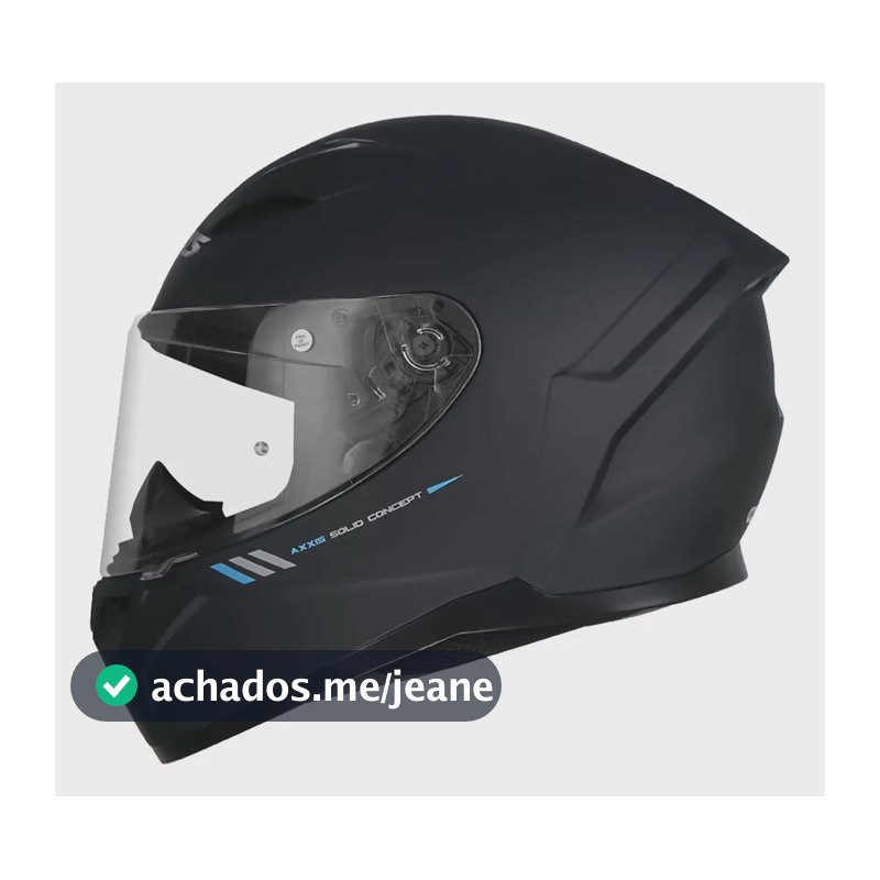 Capacete De Moto Axxis Segment Com Narigueira E Bavete Tam 62