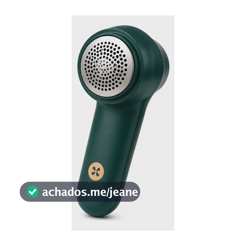 Papa Bolinha Elétrico Recarregável Removedor De Fiapos Roupa Azul-petróleo 127/220v
