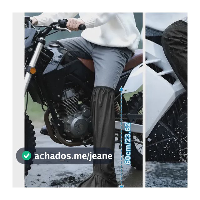 Capa De Chuva Longa Para Tênis Protetor Motoqueiro Bota