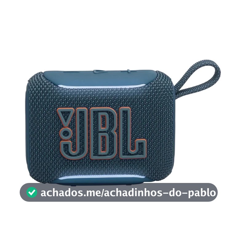 Caixa de som portátil com Bluetooth JBL GO5 - Azul