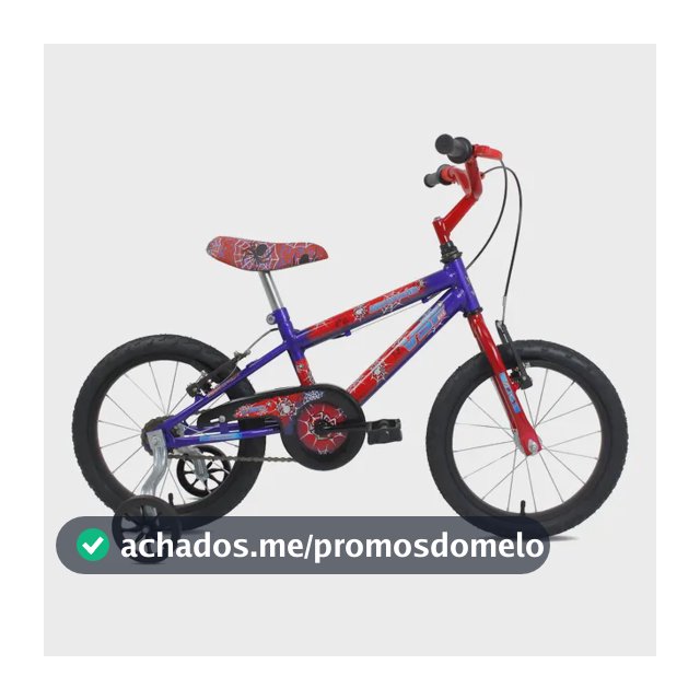 Bicicleta Infantil Aro 16 Masculina Até 7 Anos Super Heróis