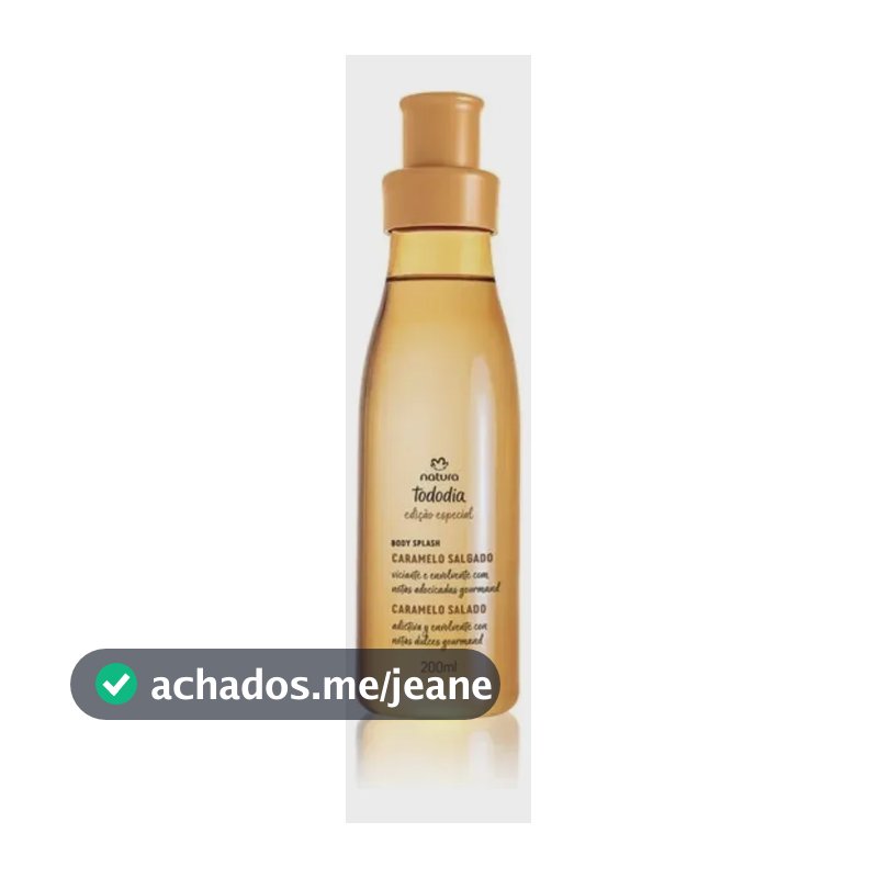 Body Splash Caramelo Salgado Natura Tododia 200ml
