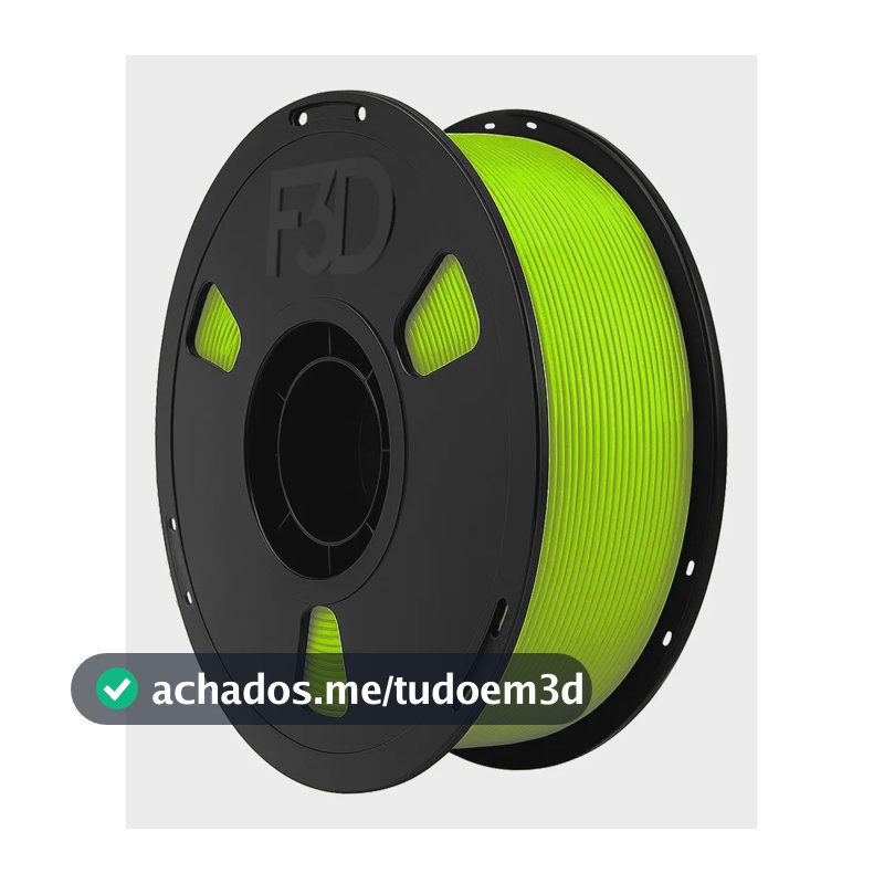 Filamento Pla Premium 1kg Verde Limão High Speed Impressor3d