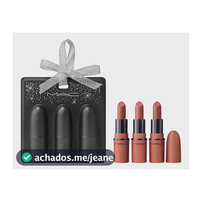 Kit Mac Batom Mini Trio: Teddy Party Holiday
