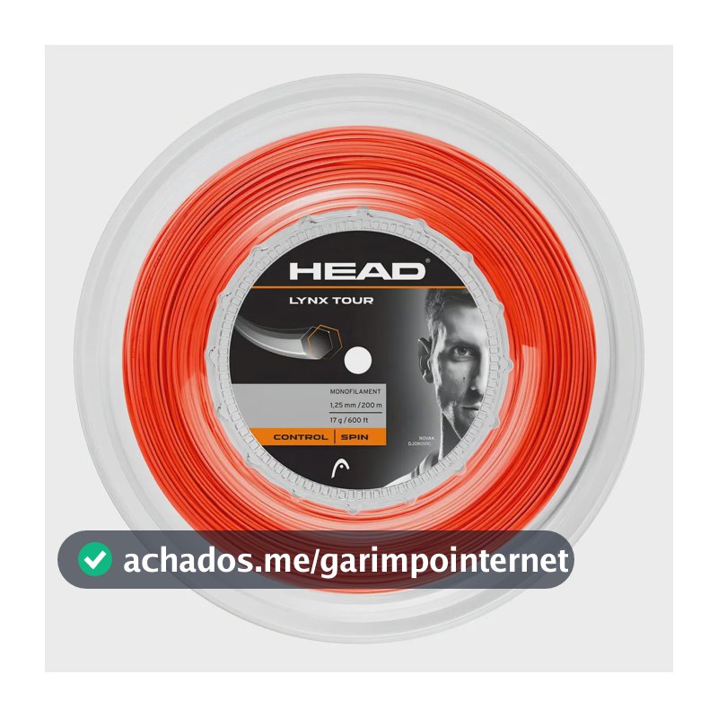 Rolo De Corda Head Lynx Tour 17 - Laranja