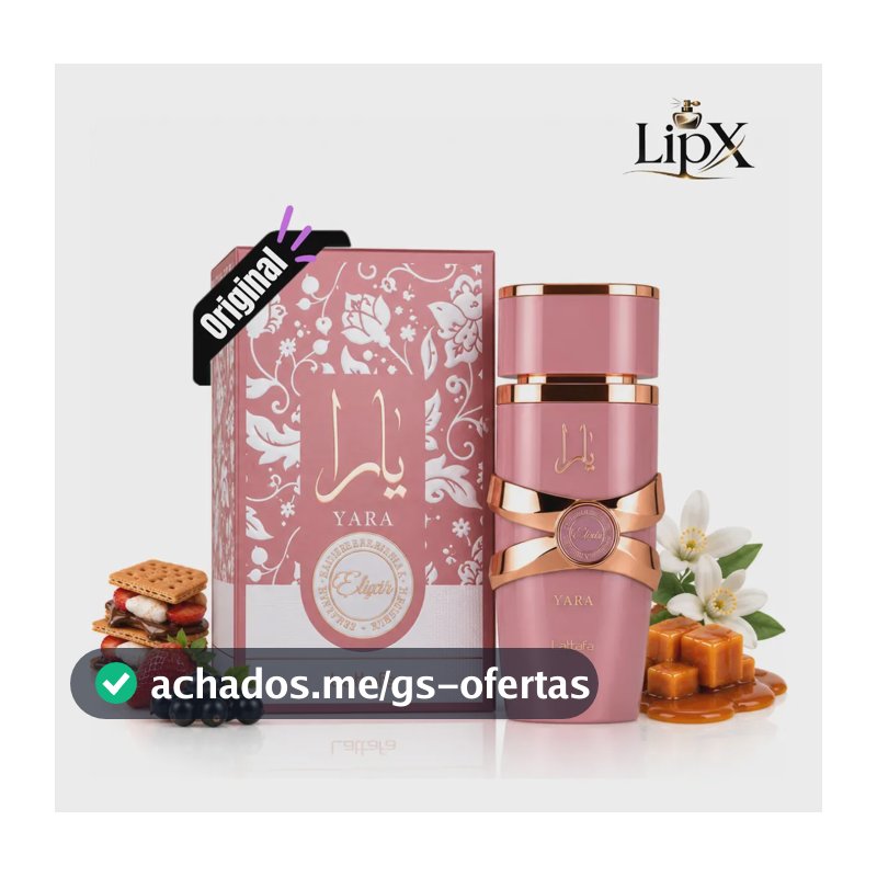 Perfume Arabe Yara Elixir Feminino Eau De Parfum 100ml Lipx