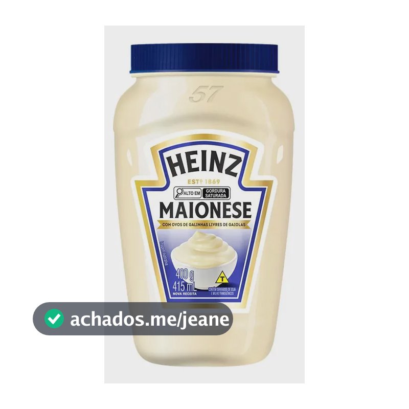Maionese Heinz Tradicional 400g