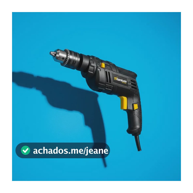 Furadeira Parafusadeira De Impacto 500w Titanium