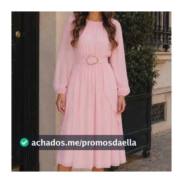 Vestido Plus Size Midi Rodado Manga Longa Forrado Evangelico