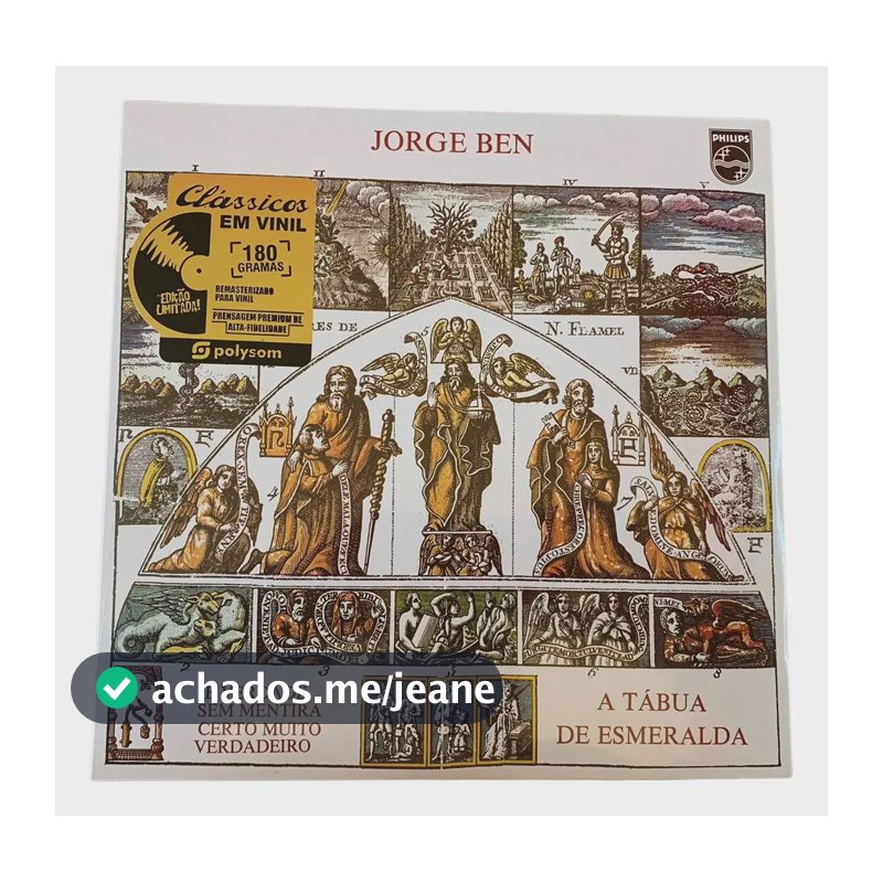 LP Jorge Ben - A Tábua De Esmeralda - Lacrado